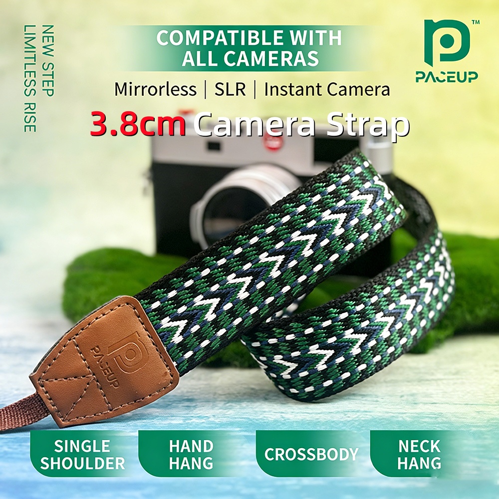 Canon Camera Eos R50 - 3.8cm 빈티지 직조 카메라 숄더 스트랩