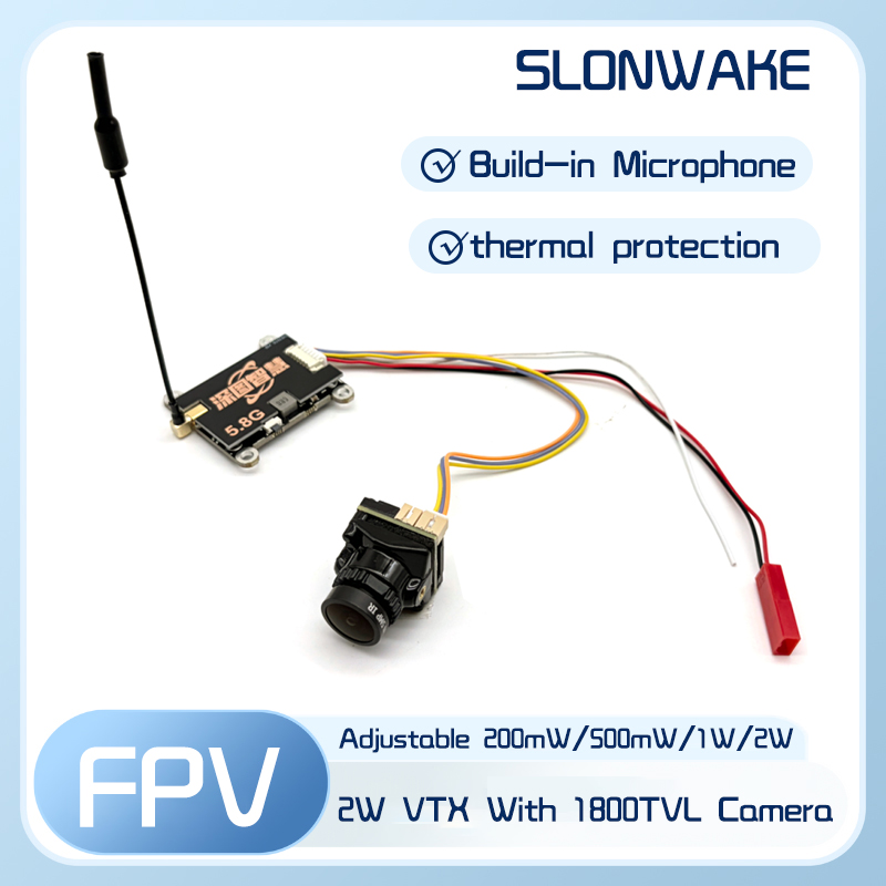 SLONWAKE 5.8G 56CH 2W 송신기 VTX( - Fpv Drone Vtx 리뷰 및 가격
