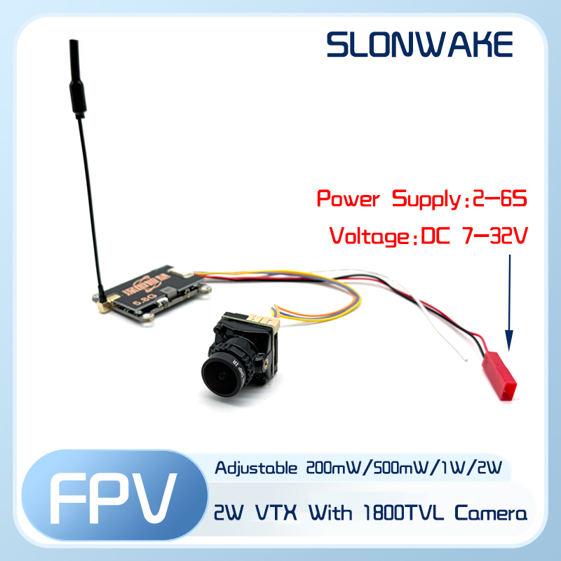 SLONWAKE 5.8G 56CH 2W 송신기 VTX( - Fpv Drone Vtx 리뷰 및 가격