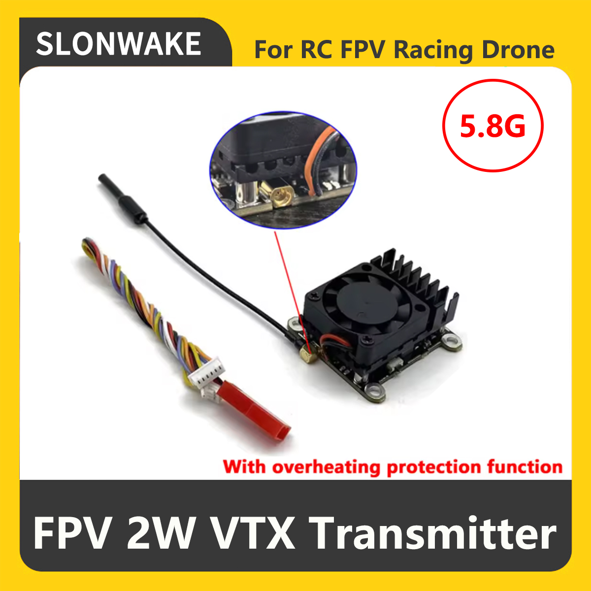 SLONWAKE 5.8G 2000mW FPV VTX 송 - Fpv Drone Vtx 리뷰 및 가격